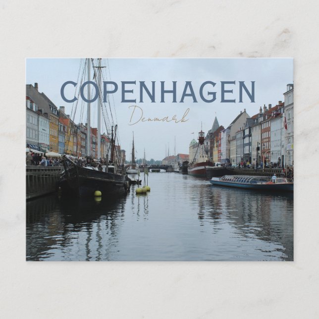 Köpenhamn Danmark Resa Vykort (Framsida)