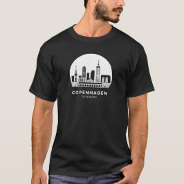 Köpenhamn Danmark Siluett T Shirt