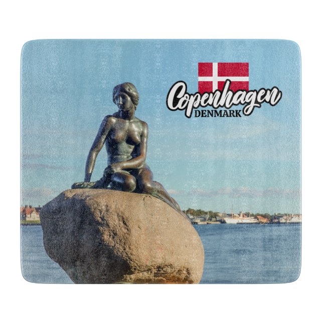 Köpenhamn Danmark-Sjöjungfrun (Framsidan)