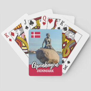 Köpenhamn Danmark-Sjöjungfrun Casinokort