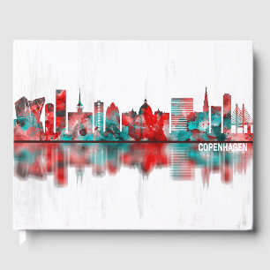 Köpenhamn Danmark Skyline Gästböcker