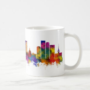 Köpenhamn Danmark Skyline Kaffemugg