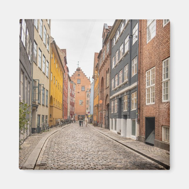 Köpenhamn Danmark Souvenir Magnet (Framsidan)