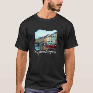 Köpenhamn Danmark SouvenirKöpenhamn 1 T Shirt