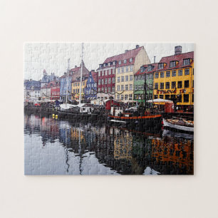 Köpenhamn, Danmark Travel Photography Pussel
