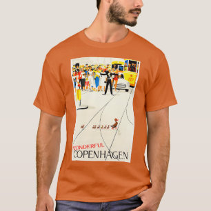 Köpenhamn Danmark Travel T Shirt
