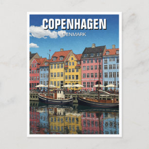 Köpenhamn Danmark Travel Vykort