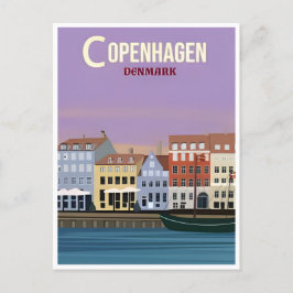 Köpenhamn Danmark - Vintage Europa Vykort