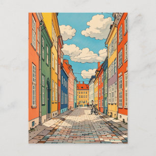 Köpenhamn Danmark-vintagen Vykort