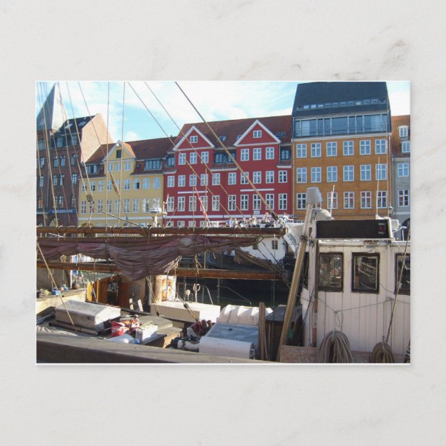 Köpenhamn, Danmark Vykort (Framsida)