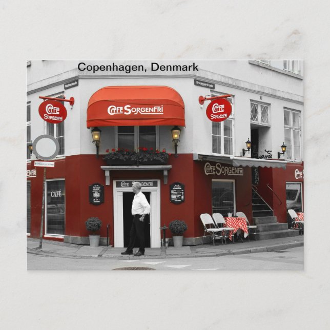 Köpenhamn, Danmark Vykort (Framsida)