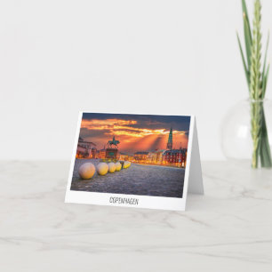 Köpenhamn, Danmark, vykort för resor