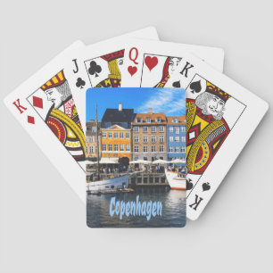 Köpenhamn Danmarks huvudstad Nyhavn Casinokort