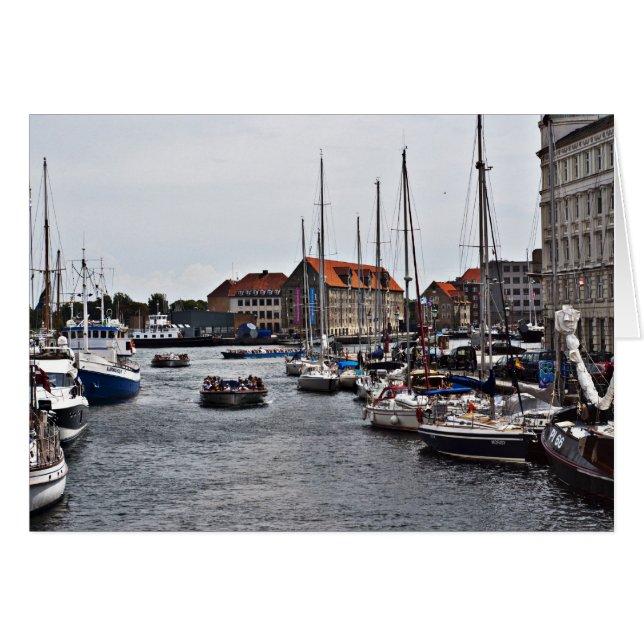 Köpenhamn Harbour Hälsningskort (Framsidan Horizontal)