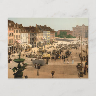 Köpenhamn - Hochbrucke Square, Danmark Vykort