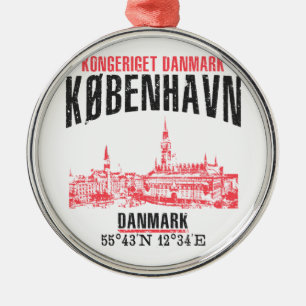 Köpenhamn Julgransprydnad Metall