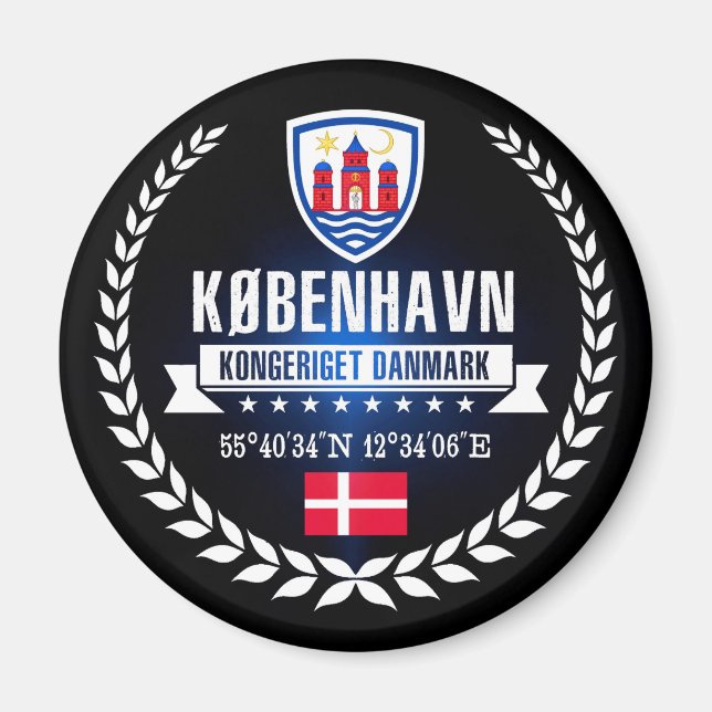 Köpenhamn Magnet (Framsidan)