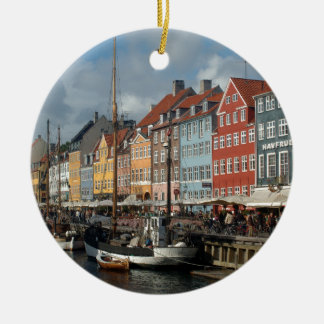 Köpenhamn Nyhavn Julgransprydnad Keramik