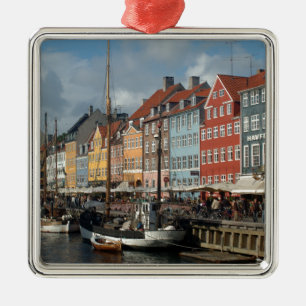 Köpenhamn Nyhavn Julgransprydnad Metall