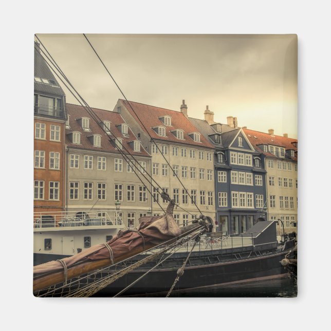 Köpenhamn Nyhavn Magnet (Framsidan)