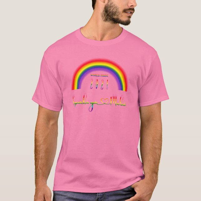Köpenhamn och Malmö LGBTQ World Pride 2021 T Shirt (Framsida)