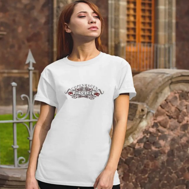 Köpenhamn Pridet Womens Basic T Shirt (Skapare uppladdad)