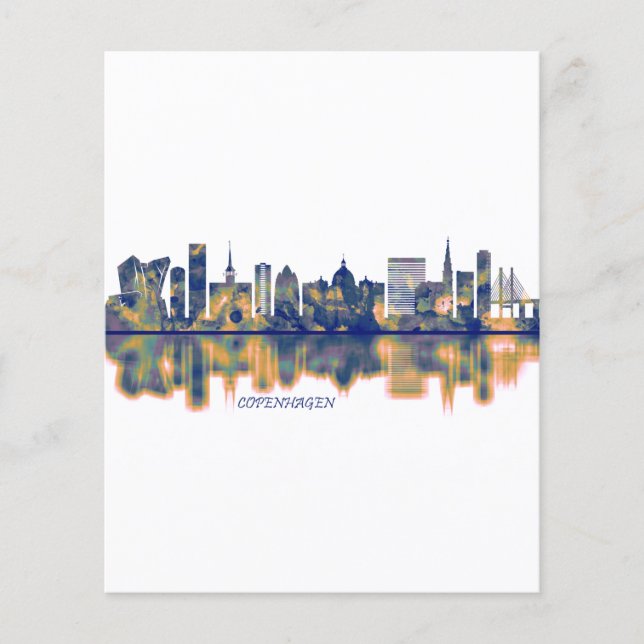 Köpenhamn Skyline Flygblad (Framsidan)