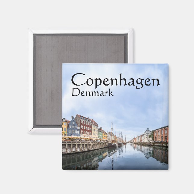 Köpenhamn Souvenir Magnet (Front/Back)
