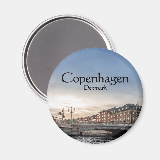Köpenhamn Souvenir Magnet (Front/Back)
