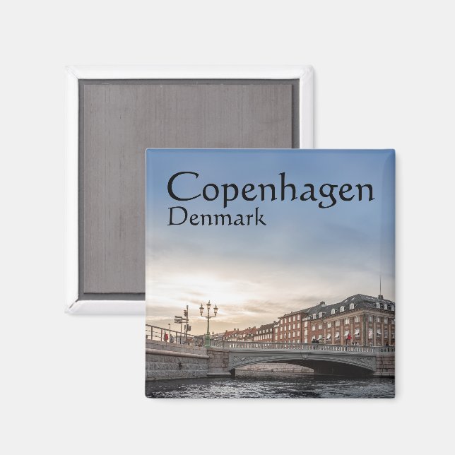 Köpenhamn Souvenir Magnet (Front/Back)