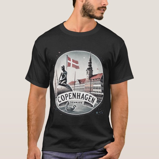 Köpenhamn T Shirt (Framsida)