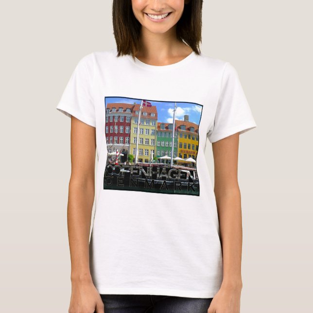 Köpenhamn Tee Shirt (Framsida)