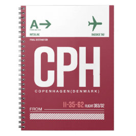 Köpenhamn - Travel Journal Anteckningsbok