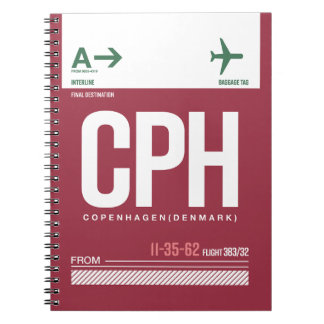 Köpenhamn - Travel Journal Anteckningsbok