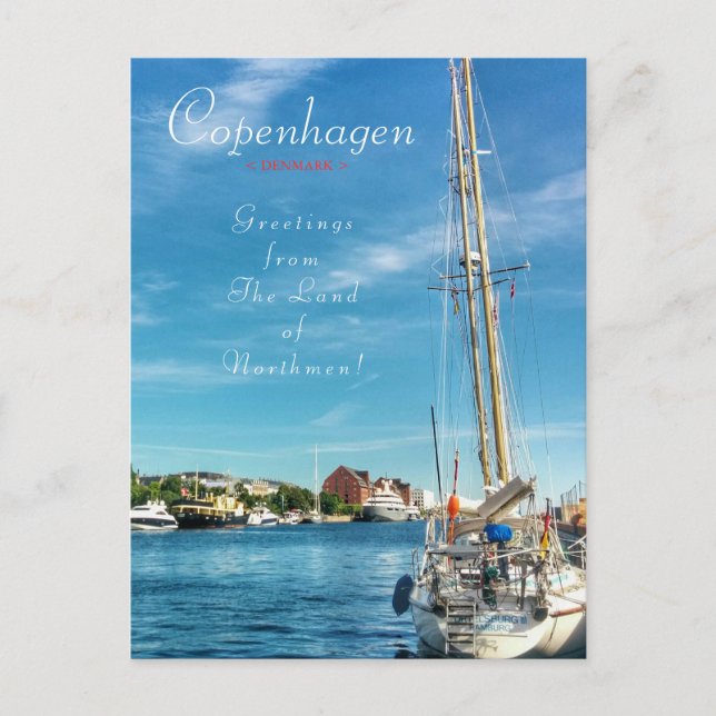 Köpenhamn Vykort (Framsida)