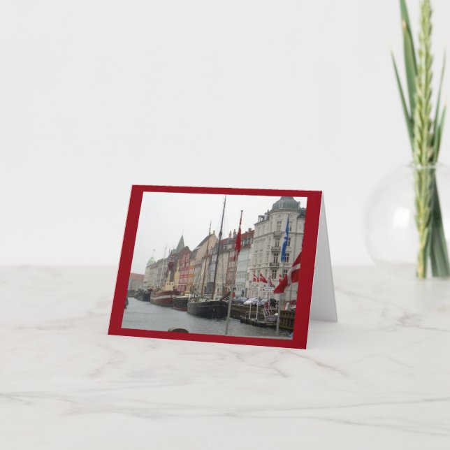 Köpenhamnkanal (Nyhavn) Kort (Framsida)