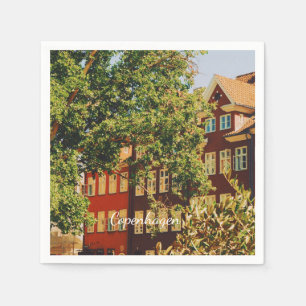Köpenhamns stadsbild - Danmark Pappersservett
