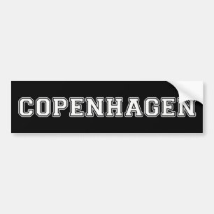 KöpenhamnsDanmark Bildekal