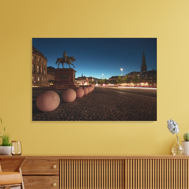 KöpenhamnsDanmark Canvastryck (Insitu (Vardagsrum))