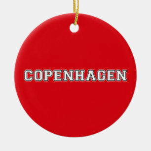 KöpenhamnsDanmark Julgransprydnad Keramik