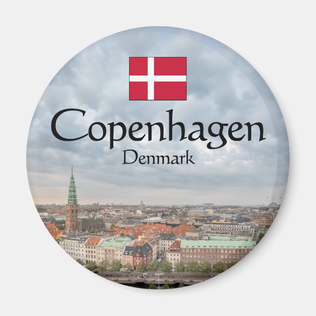 KöpenhamnsDanmark Magnet (Framsidan)