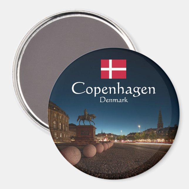 KöpenhamnsDanmark Magnet (Front/Back)