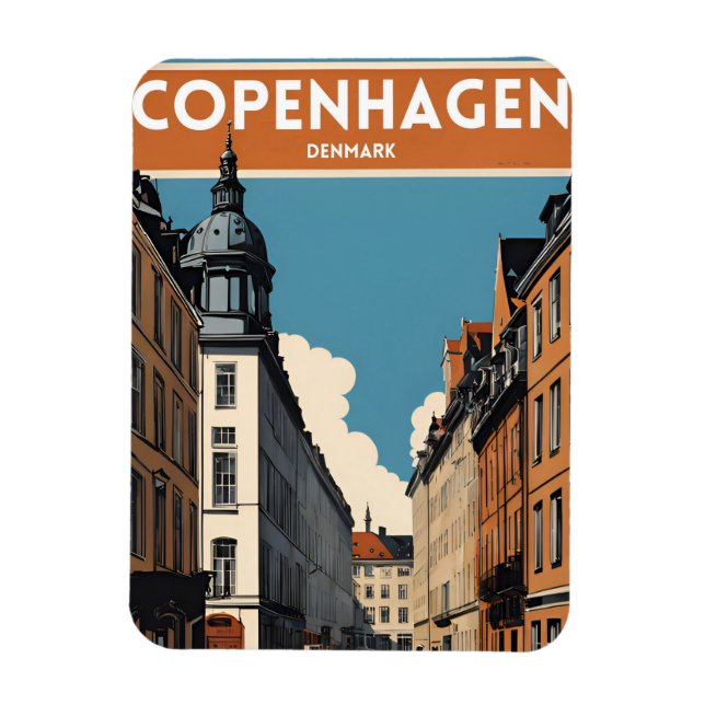 KöpenhamnsDanmark Magnet (Vertikal)