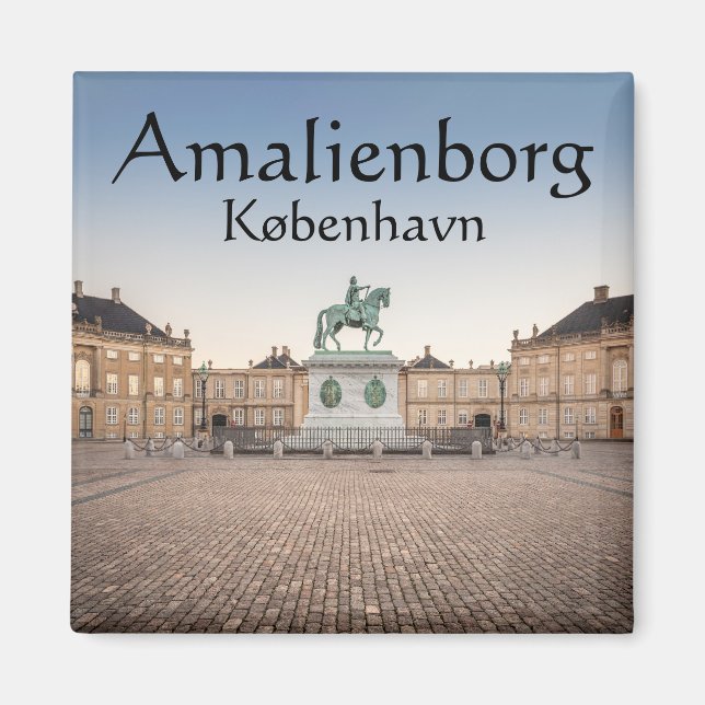 KöpenhamnsDanmark Magnet (Framsidan)