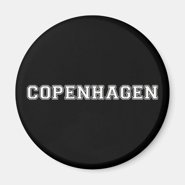 KöpenhamnsDanmark Magnet (Framsidan)