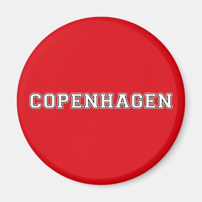 KöpenhamnsDanmark Magnet (Framsidan)