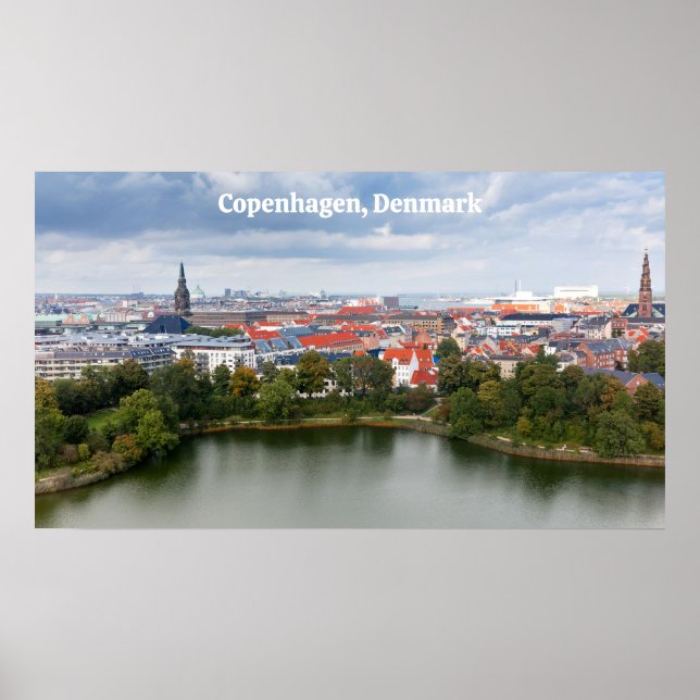 KöpenhamnsDanmark Poster (Framsidan)
