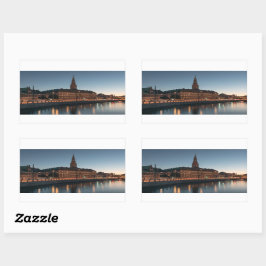 KöpenhamnsDanmark Rektangulärt Klistermärke