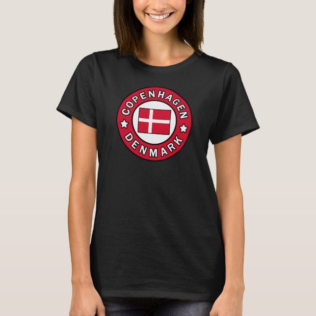 KöpenhamnsDanmark T Shirt (Framsida)