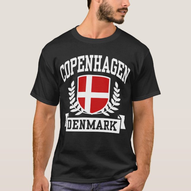 KöpenhamnsDanmark Tee (Framsida)